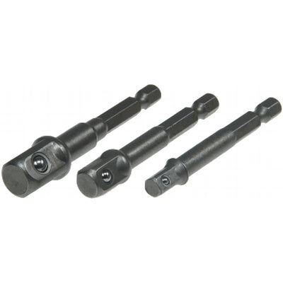Bitaufnahme-Adapterset von Sechskant auf 1/4", 3/8", 1/2"
