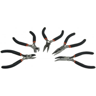 Zangen-Set 120mm isolierte Griffe federöffnend (5 teilig)
