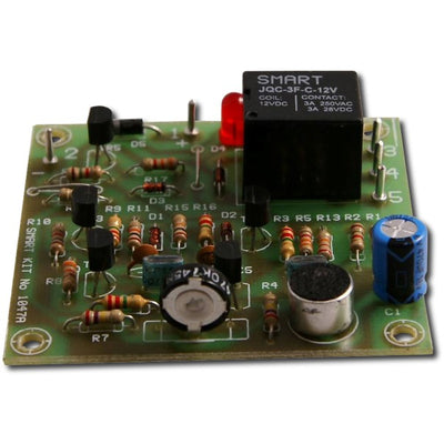 Klatsch Schalter Geräuschschalter Akustikschaler 9-12VDC Bausatz - B1047A