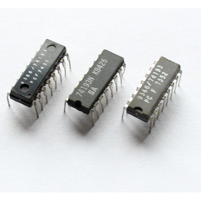 74193 synchroner, positiv flankengesteuerter 4-Bit-Auf-/Abwärts-Binärzähler mit Löschfunktion