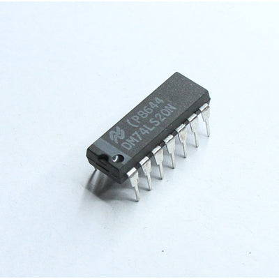 74LS20 2 NAND-Gatter mit je 4-Eingängen DIL14