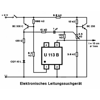 U113 IC für prellfreie Taste mit Sensorbedienung