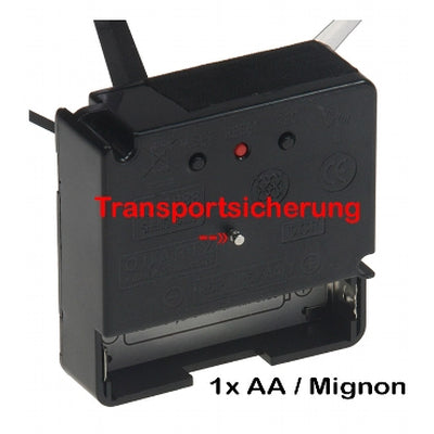 Funk-Uhrwerk DCF mit 3 Zeigersätzen aus Kunststoff