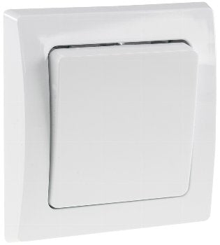DELPHI Wechsel-Schalter 250VAC 10A inkl. Rahmen UP weiß Klemmanschluss
