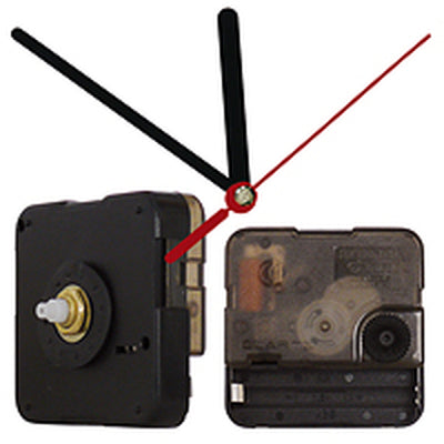 Quarz-Uhrwerk fast geräuschlos mit 3 Zeiger-Sets