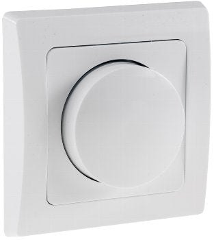 DELPHI Dimmer für LED Lampen 250VAC 3-60W inkl. Rahmen UP weiß
