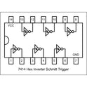 7414 hex schmitt-trigger inverter.