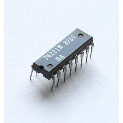 74221 Dual Monostable Multivibrator, Schmitt - Trigger-Eingang mit Aktivierung