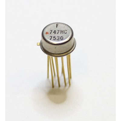 747HC Operational Amplifier, 2 Func, 7500uV Offset-Max, BIPolar, MBCY10