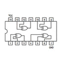 7486 Quad 2-Input Exklusiv-Oder-Gatter