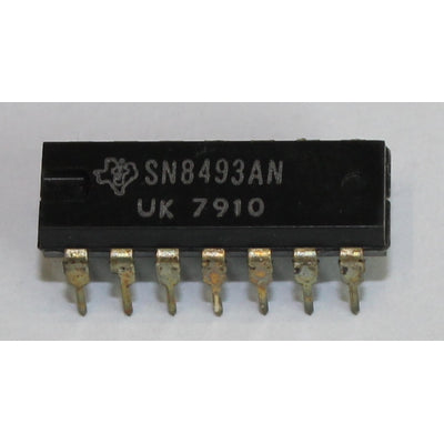 7493 negativ flankengetriggerter 4-Bit-Binärzähler mit clear