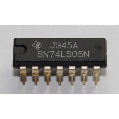 74LS05 hex inverter with open collector outputs