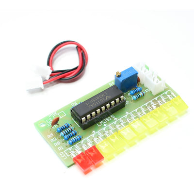 LED VU Meter mit 10 LEDs 9-12VDC Bausatz