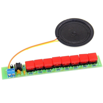 Tongenerator mit 8 Tasten 3-12VDC Bausatz - Mini Orgel