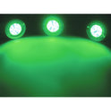 LED Einbaustrahler Set grün 3er Set inkl. Steckernetzteil