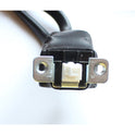Netzanschluss Kabel mit Eurostecker und Netzschalter